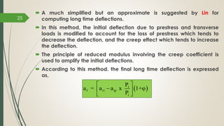 Deflections in PT elements pt structure for all pt slabs in civil ...