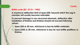 Deflections in PT elements pt structure for all pt slabs in civil ...