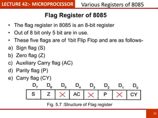 Flag Register Examples Pdf Digital Electronics & Fundamental of Microprocessor-II | PDF