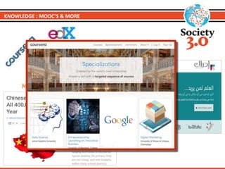 KNOWLEDGE : MOOC’S & MORE
 