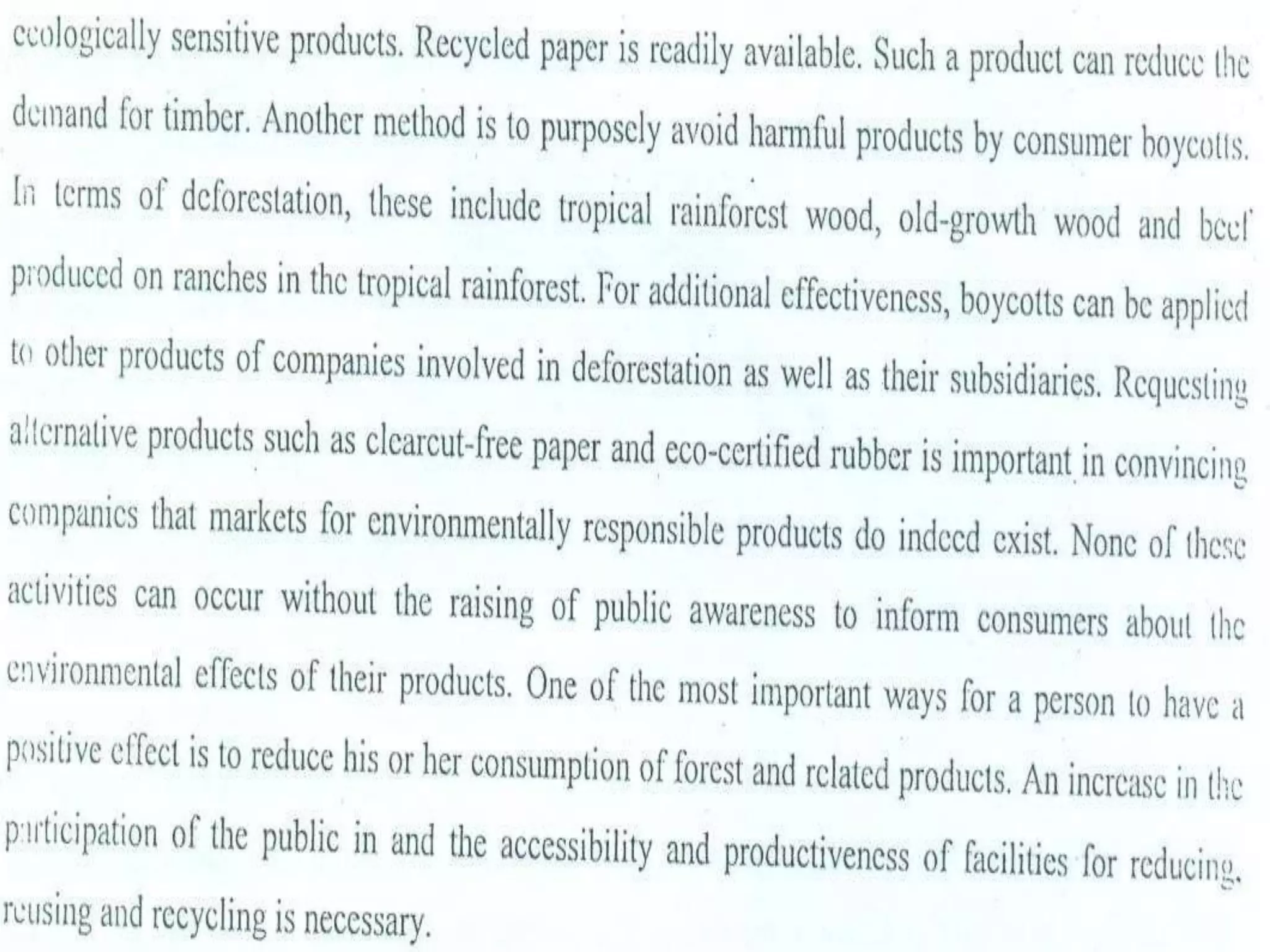 Deforestation BY Muhammad Fahad Ansari  12IEEM14