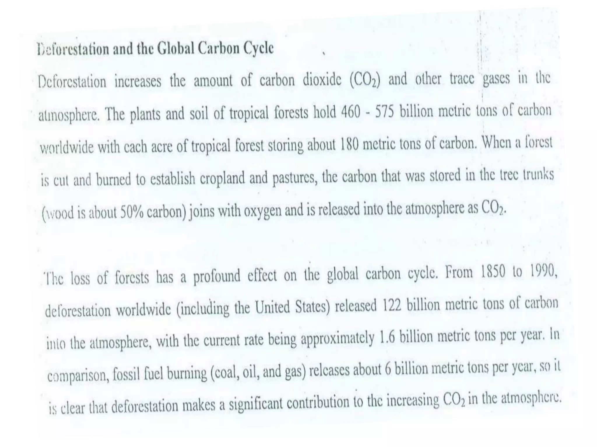 Deforestation BY Muhammad Fahad Ansari  12IEEM14