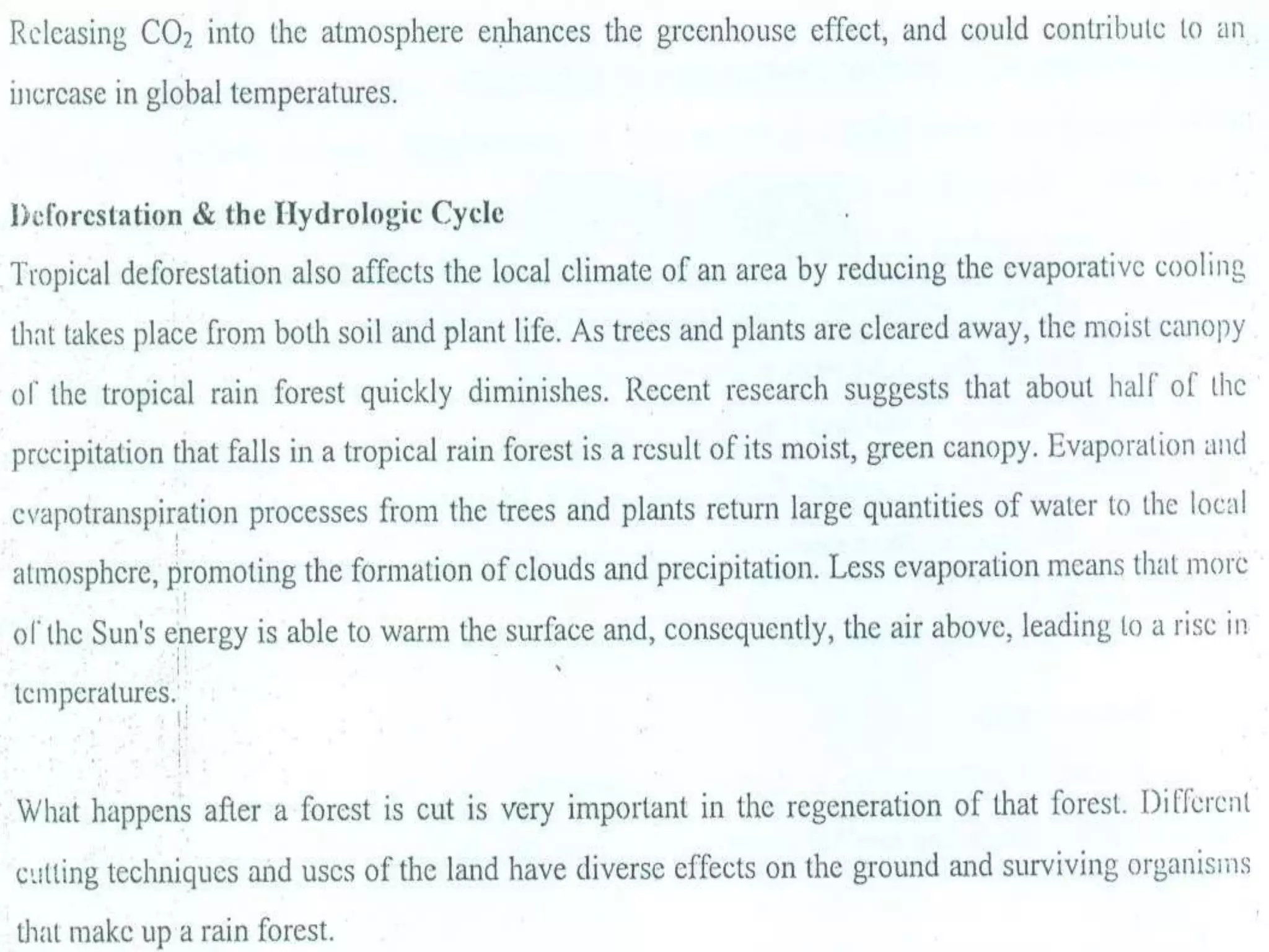 Deforestation BY Muhammad Fahad Ansari  12IEEM14