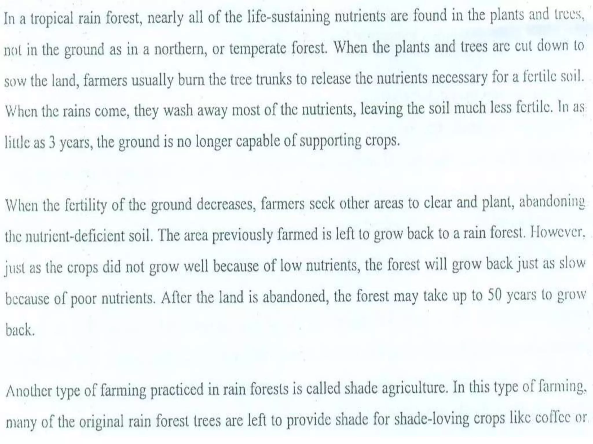 Deforestation BY Muhammad Fahad Ansari  12IEEM14