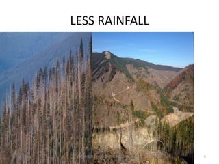 LESS RAINFALL
07-07-2015 PREPARED BY : A.Y.A (RIE MYSORE NCERT) 6