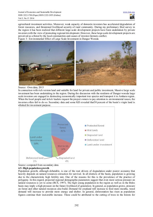 deforestation thesis statement