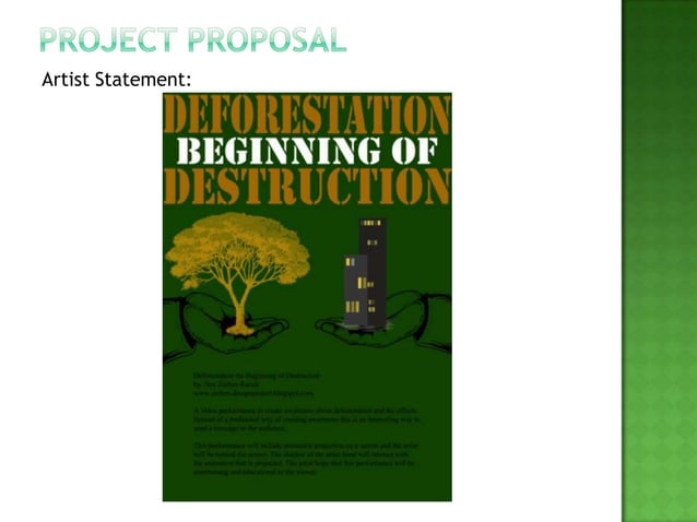 Deforestation the beginning of destruction | PPT