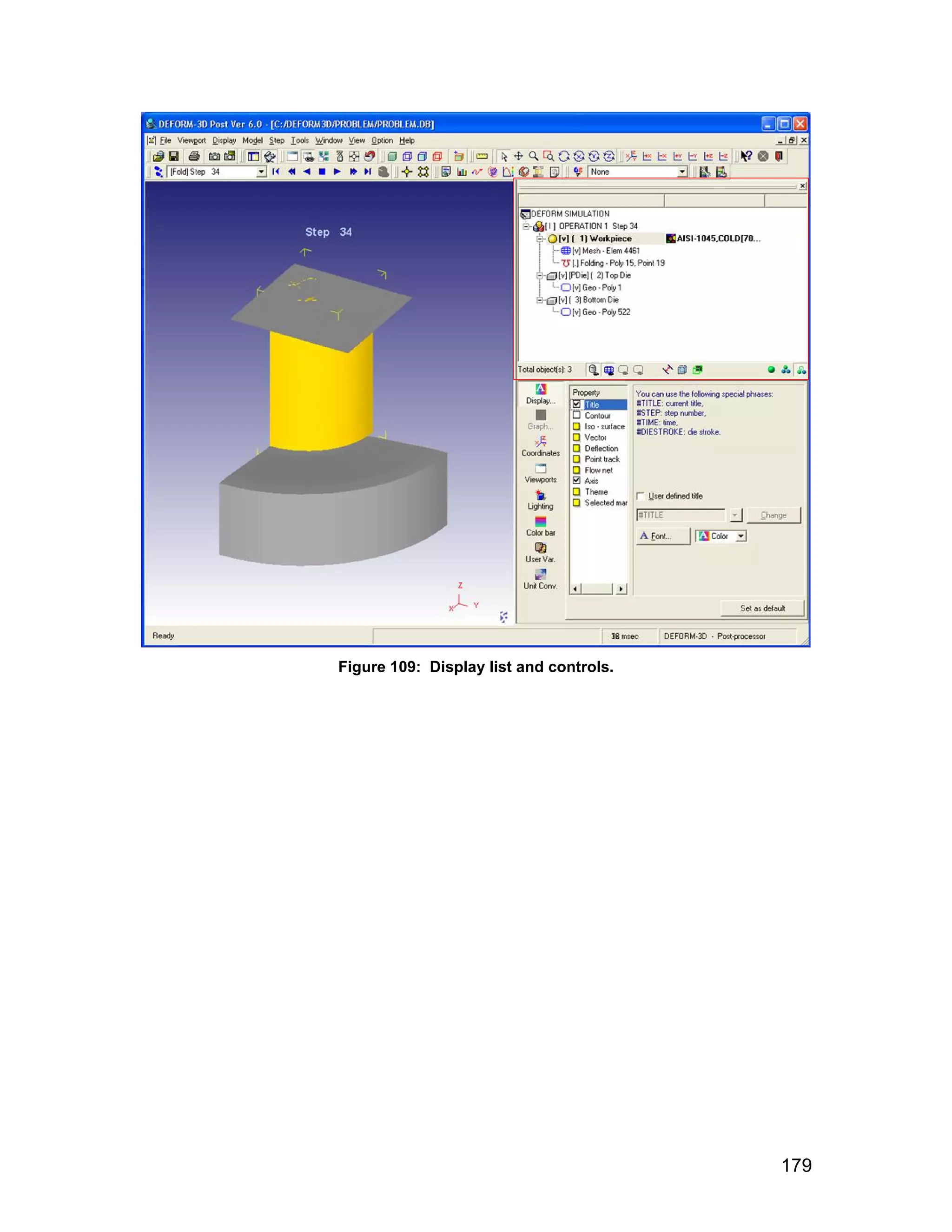 Figure 109: Display list and controls.




                                         179
 