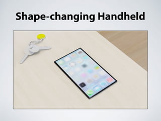 Shape-changing Handheld
 