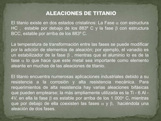 A   Aluminio                     B   BismutoC   CobreD   CadmioP   PlomoQ   PlataT   Estaño R   CromoE   LantánidosF   HierroG   MagnesioH   TorioS   SilicioT   Estaño Z   Antimonio K   CirconioL    LitioM   ManganesoN   NíquelZ   Zinc