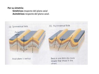 Por su simetría:
Simétricos respecto del plano axial
Asimétricos respecto del plano axial.
 
