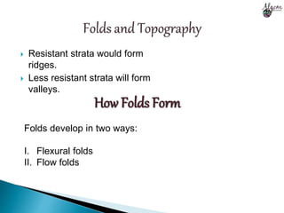 Resistant Ridges Deformation of Rock | PPTX