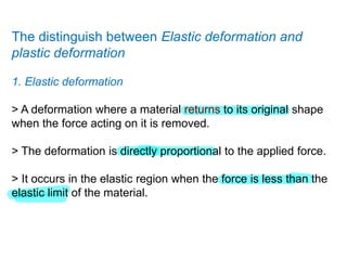 Deformation of solid Physics Matriculation | PDF