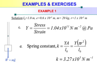 Deformation of solid Physics Matriculation | PDF