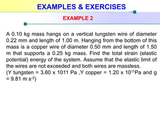 Deformation of solid Physics Matriculation | PDF