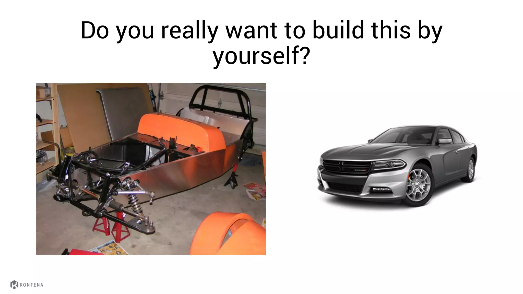 Do you really want to build this by
yourself?
 