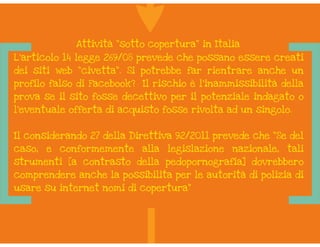 Deftcon 2013 - Giuseppe Vaciago - Osint e prevenzione dei Crimini