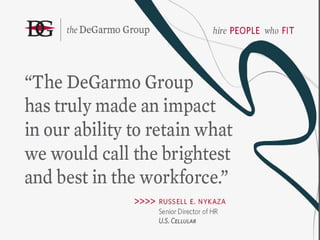 DeGarmo Group: Where Science and Practice Meet