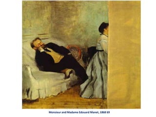 Monsieur and Madame Edouard Manet, 1868 69
 