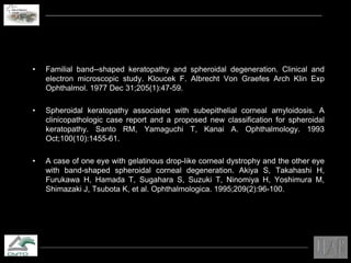 Degeneración esferoidal | PPTX