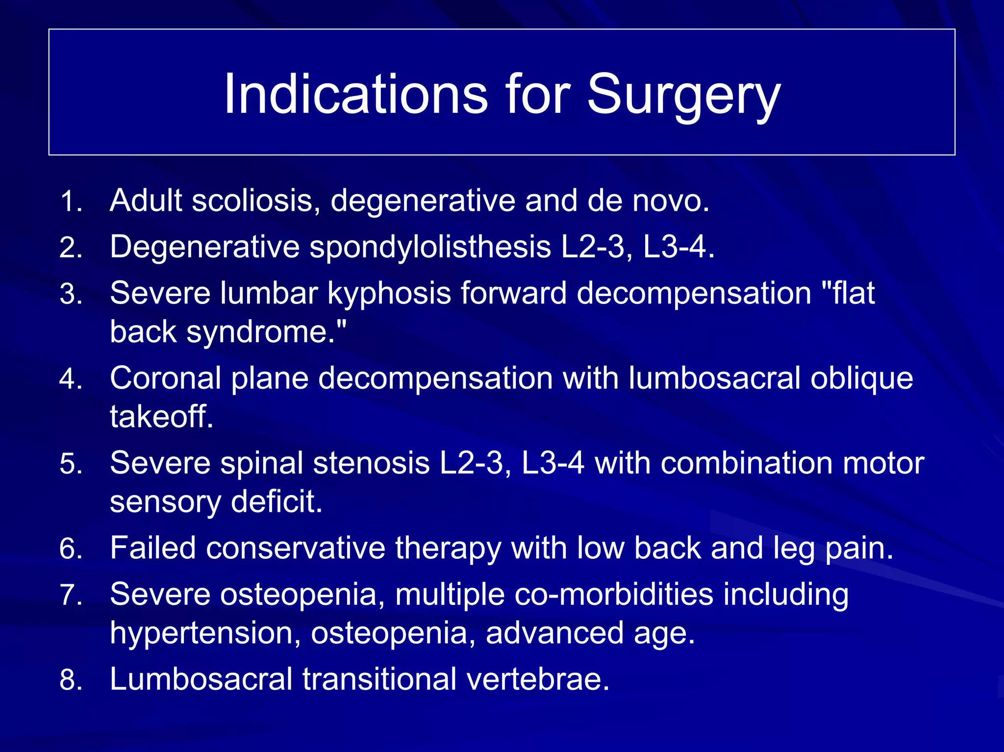 Case Review #18: 79 year old female with Degenerative scoliosis | PDF