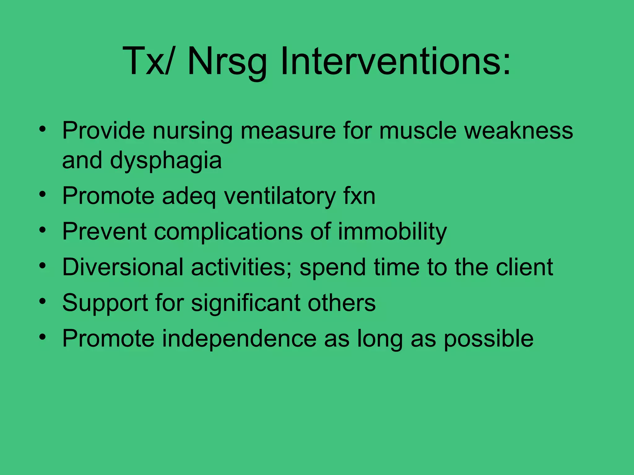 Degenerative disorders