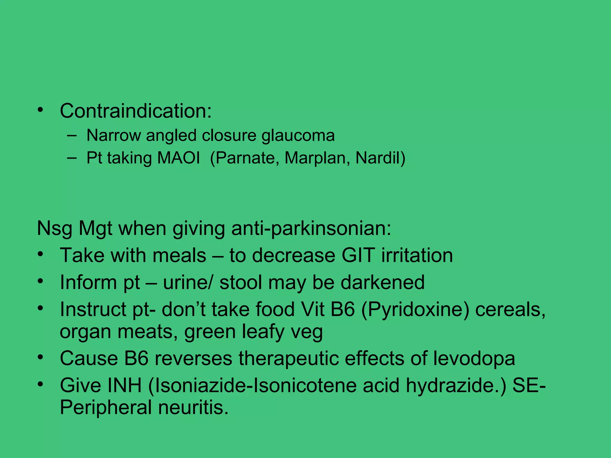 Degenerative disorders