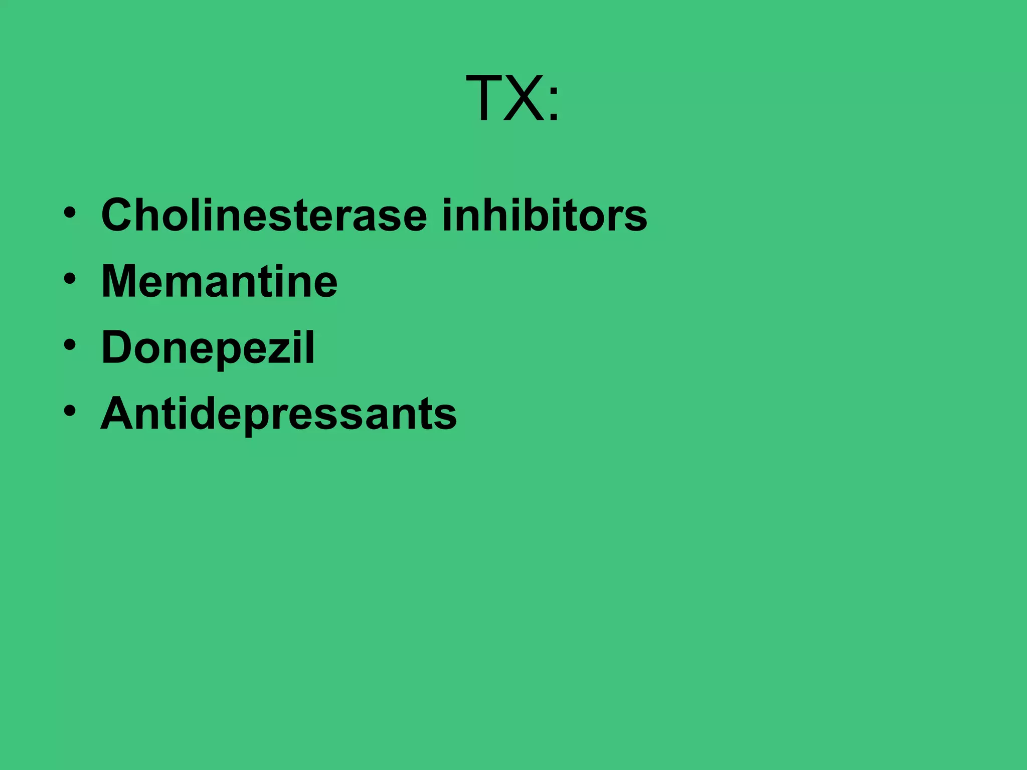 Degenerative disorders