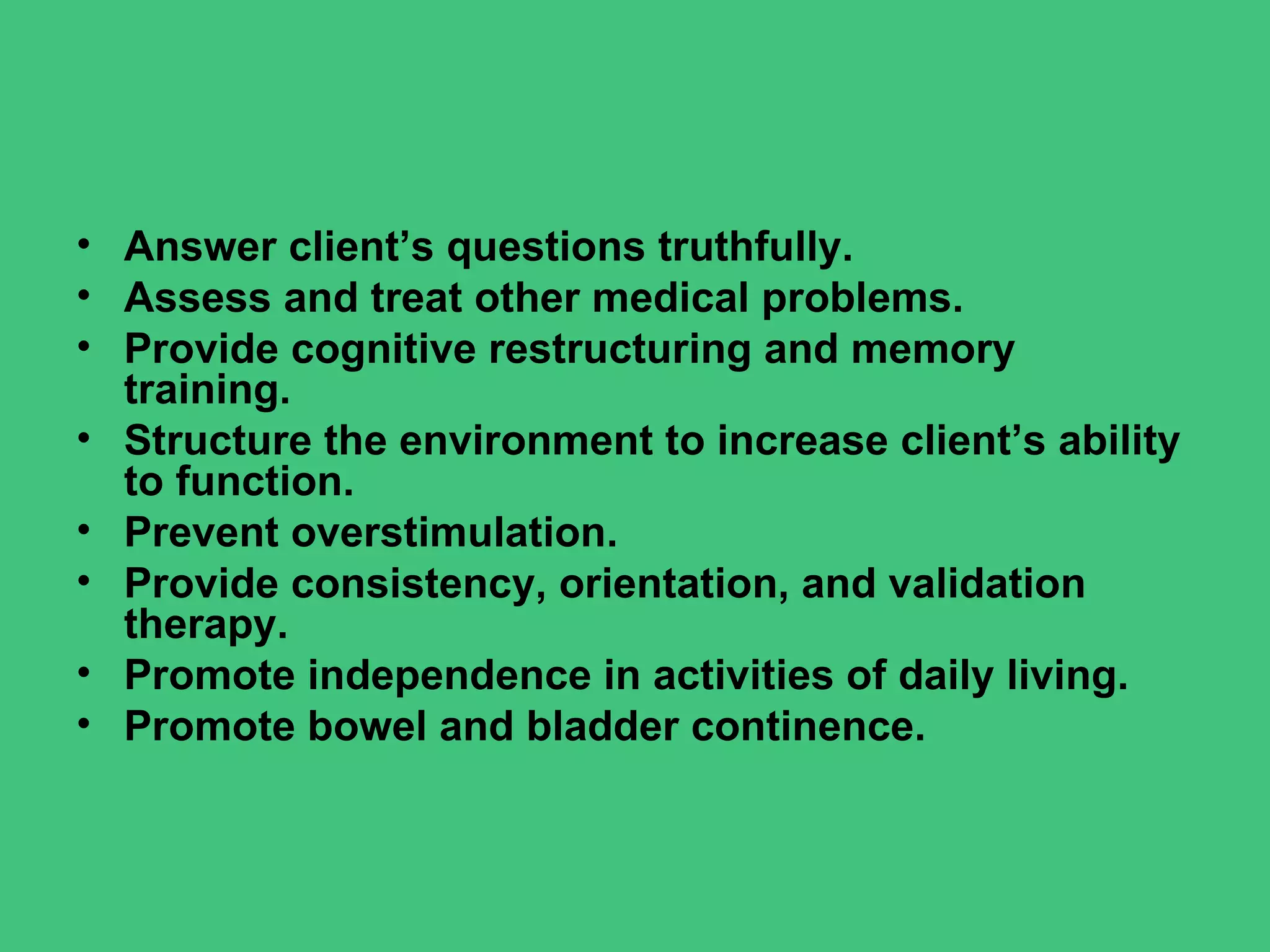 Degenerative disorders