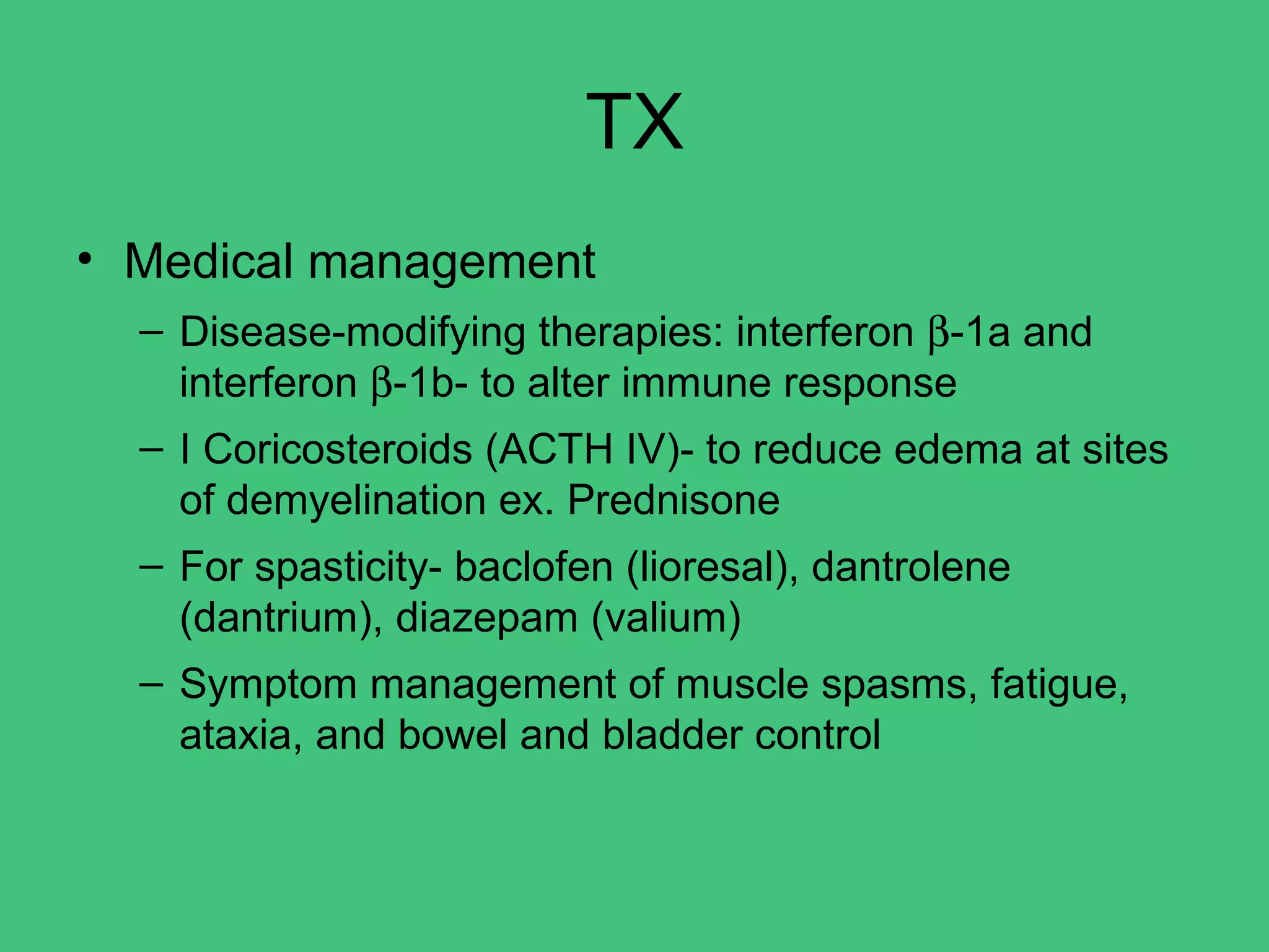 Degenerative disorders