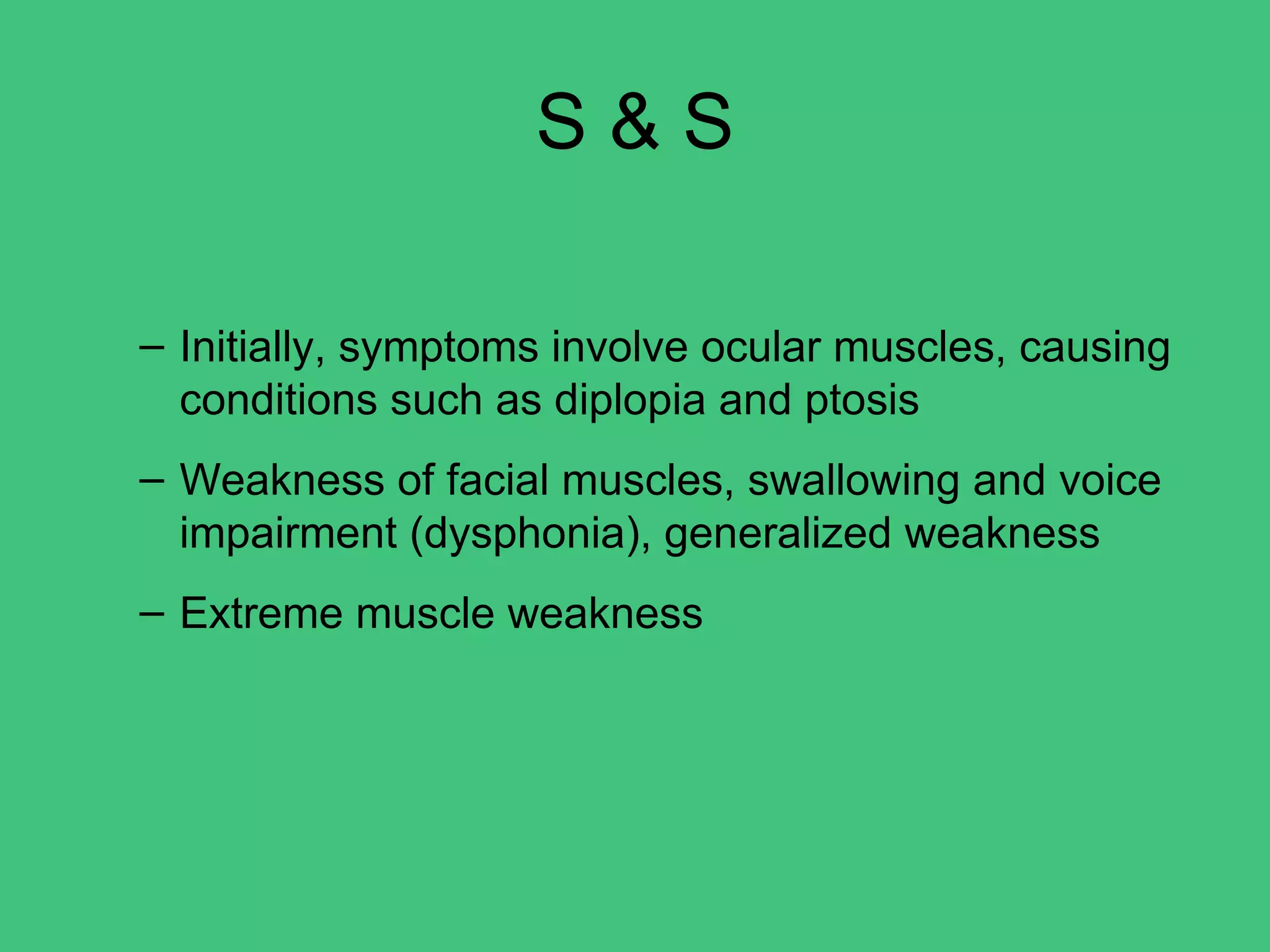 Degenerative disorders