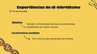 Transmissão das Características Hereditárias: De Mendel a Hemofilia | PDF