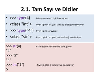 Python programlama dilinde değişken ve değişken tanımlama kuralları ...