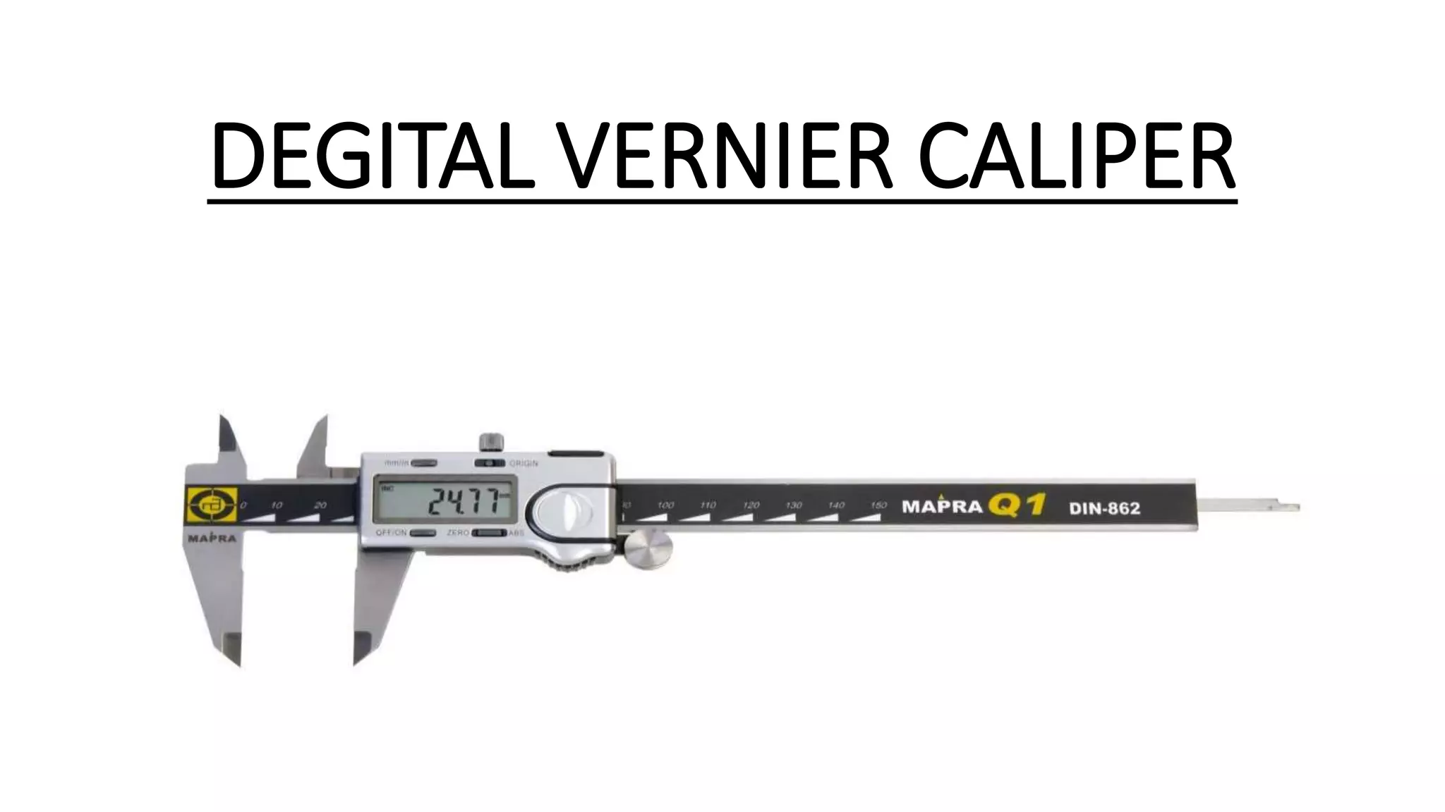 Veraner Degital vernier caliper kkk | PPTX