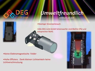 Anwendungsbeispiele:Außen- und Innenbeleuchtung für Ausstellungen