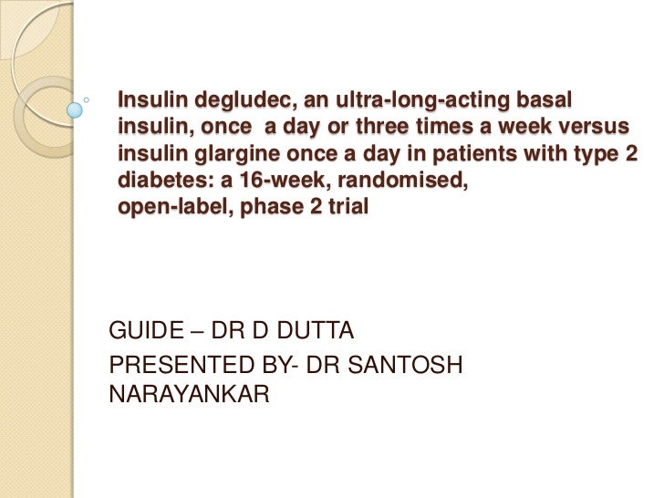 Degludec insulin journal review