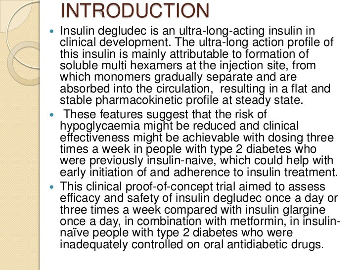 Degludec insulin journal review