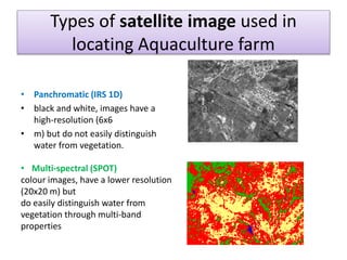 Detection of Fish Farm Location Using Satellite Image | PPTX