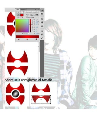 Ahora solo arreglamos el tamaño
 