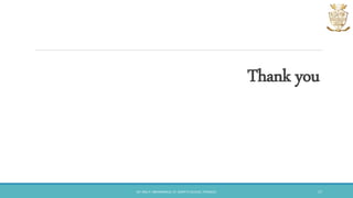 Thank you
DR. ANU P. ABHIMANNUE, ST. MARY'S COLLEGE, THRISSUR. 17
 