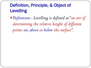 levelling and contouring | PDF
