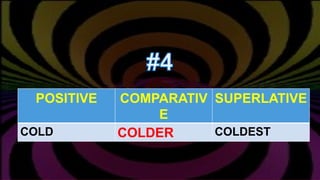 DEGREE OF COMPARISON OF ADJECTIVES | PPTX