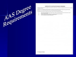 AAS Degree Requirements 