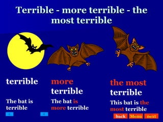 Scariest Comparative Degrees Of Comparison | PPT
