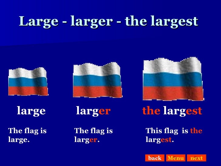 degrees of comparison