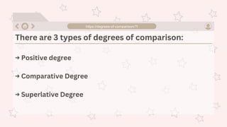 Degrees of Comparison | PPT