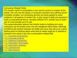 degrees of computer science. pdf | PDF