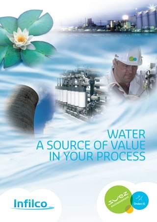 WATER
A SOURCE OF VALUE
IN YOUR PROCESS
 
