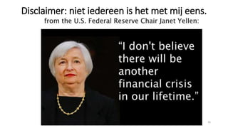 Disclaimer: niet iedereen is het met mij eens.
36
 