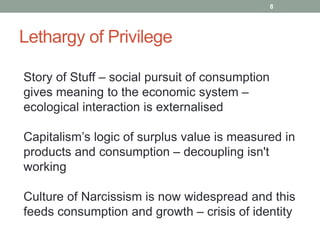 Economic Privilege Examples Re-imagining and Re-organizing Economic Action for Degrowth | PPTX